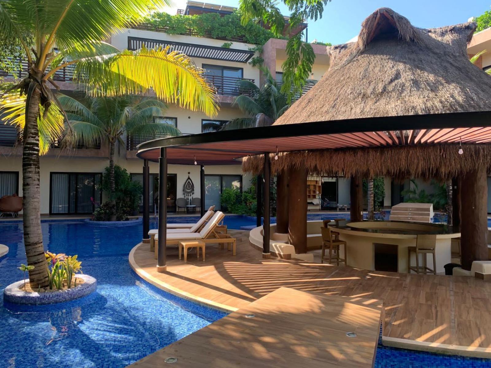 Casa De Lujo Ka'An Maya Acceso Swimup A La Piscina Tulum Dış mekan fotoğraf